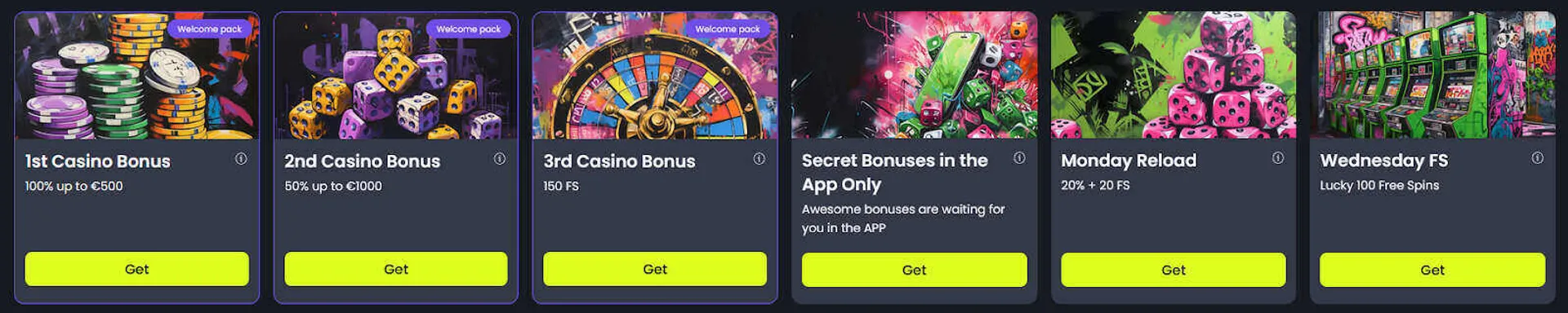 Cadastre e ganhe bonus para jogar
