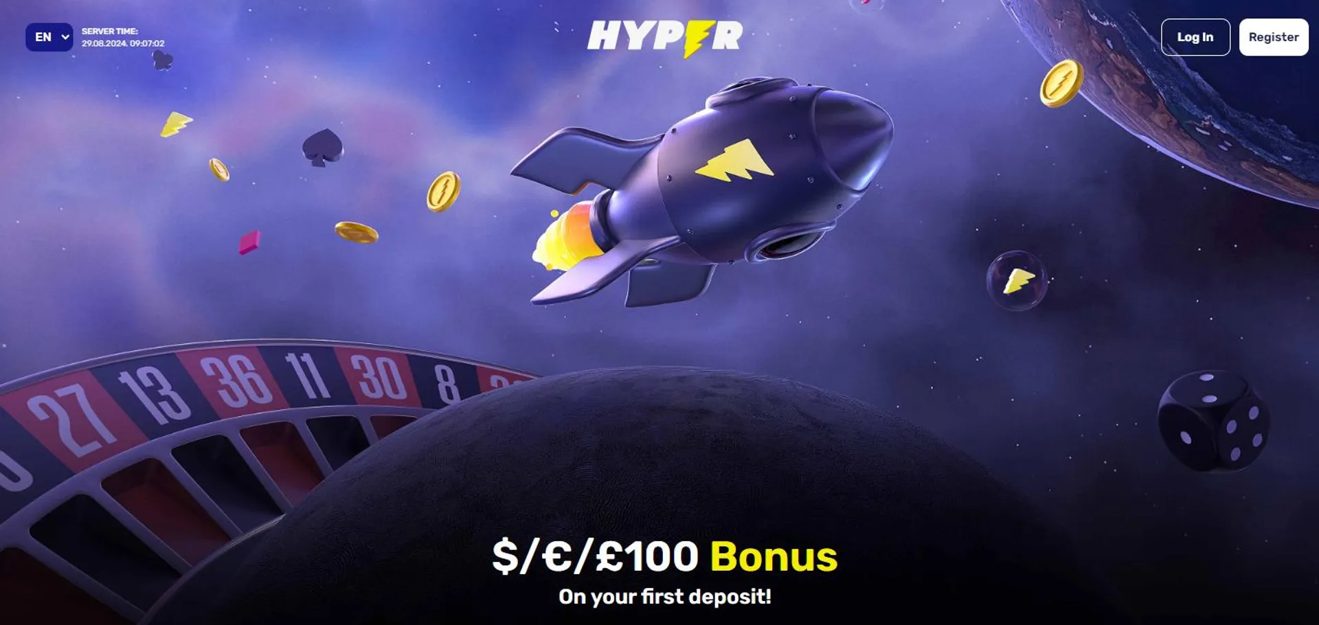 Slots menos frequentados